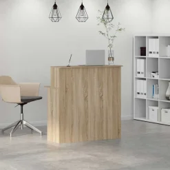 vidaXL receptionsdisk Sonoma eg 100x50x103,5 cm konstrueret træ