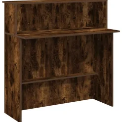 vidaXL receptionsskranke 100x50x103,5 cm konstrueret træ