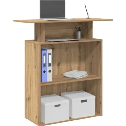 vidaXL receptionsskranke 100x40x104 cm konstrueret træ kunsteg