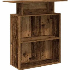 vidaXL receptionsskranke 100x40x104 cm konstrueret træ antikt træ