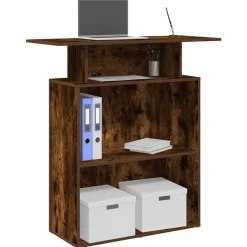 vidaXL receptionsskranke 100x40x104 cm konstrueret træ