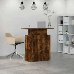 vidaXL receptionsskranke 100x40x104 cm konstrueret træ