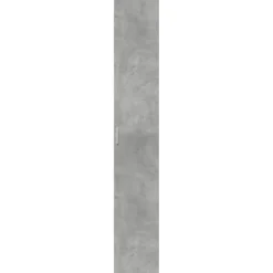 vidaXL reol 30x42,5x185 cm konstrueret træ betongrå