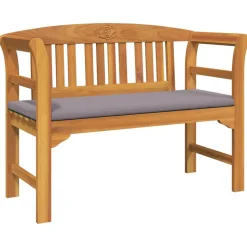 vidaXL Rosebænk Naturlig 114 x 46 x 82,5 cm Massivt Akacietræ