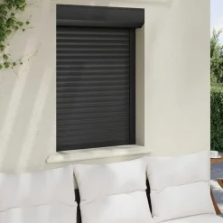 vidaXL Rullegardin Antracit 70 x 100 cm Aluminium og Polyurethan