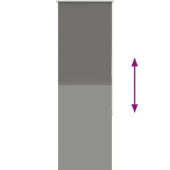 vidaXL rullegardin mørklægning 40x130 cm stofbredde 35,7 cm polyester