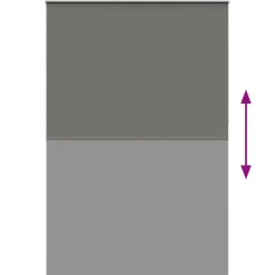 vidaXL rullegardin mørklægning 150x210 cm stofbredde 146,6cm polyester
