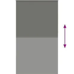vidaXL rullegardin mørklægning 135x230 cm stofbredde 131,6cm polyester