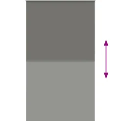 vidaXL rullegardin mørklægning 120x230 cm stofbredde 116,6cm polyester