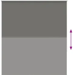 vidaXL rullegardin mørklægning 125x150 cm stofbredde 121,6cm polyester