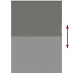 vidaXL rullegardin mørklægning 110x130 cm stofbredde 105,7cm polyester
