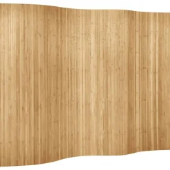 vidaXL rumdeler bambus bredde 250 cm højde 165 cm naturfarvet