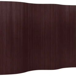 vidaXL rumdeler bambus bredde 250 cm højde 165 cm mørkebrun