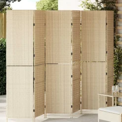 vidaXL Rumdeler Beige 292 x 180 cm polyrattan