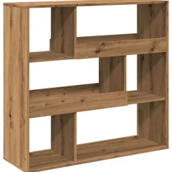vidaXL rumdeler 100x33x94,5 cm konstrueret træ egetræsfarve