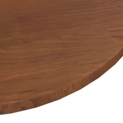 vidaXL rund bordplade Ø30x1,5 cm behandlet massivt egetræ mørkebrun