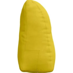 vidaXL Rygpude Gul 45 x 24 x 50 cm Fløjl