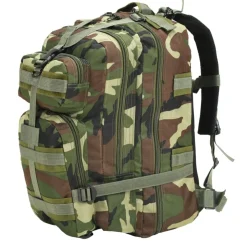 vidaXL rygsæk i militærstil 50 l camouflage
