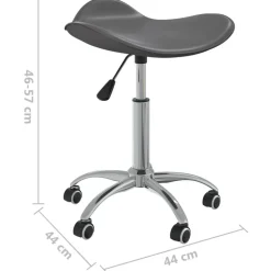 vidaXL salonstol kunstlæder grå
