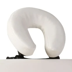 vidaXL sammenfoldeligt massagebord med aluminiumsstel 2 zoner creme