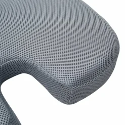 vidaXL Sædehynde Enfarvet Grå 47 x 37 x 8 cm Memory Skum