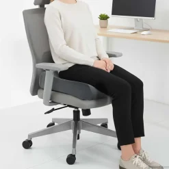 vidaXL Sædehynde Ensfarvet Grå 40 x 40 x 13 cm PU Skum