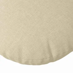 vidaXL Sædepuder 2 pcs Creme Ø30 x 13 cm Stof