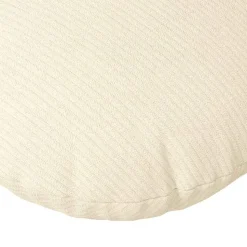 vidaXL Sædepuder 2 pcs Creme Ø30 x 13 cm Velourstof