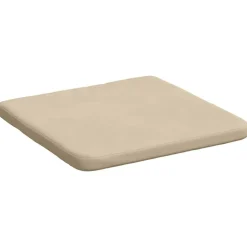 vidaXL Sædepuder 4 pcs Creme 40 x 40 x 3 cm Mikrofiberstof