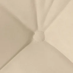 vidaXL Sædepuder 4 pcs Creme 40 x 40 cm Mikrofiberstof