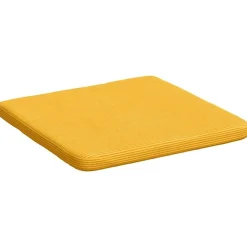 vidaXL Sædepuder 4 pcs Lys Gul 40 x 40 x 3 cm Velourstof