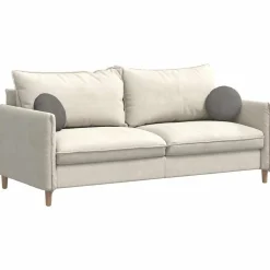 vidaXL Sædepuder 2 pcs Lysegrå Ø30 x 13 cm Velourstof