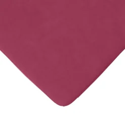 vidaXL Sædepuder 4 pcs Vinrød 40 x 40 x 3 cm Fløjl