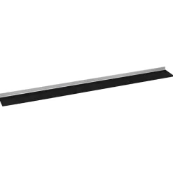 vidaXL Selvklæbende dørbørstetætninger 2 pcs Sølv 100 cm