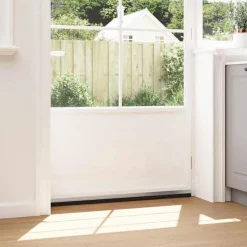 vidaXL Selvklæbende dørbørstetætninger 2 pcs Sølv 100 cm