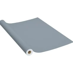 vidaXL selvklæbende folie til møbler 500x90 cm PVC grå