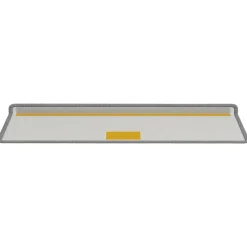 vidaXL Selvklæbende Trappemåtter Stribet 15 pcs Grå 65 x 21 x 4 cm
