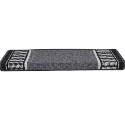vidaXL Selvklæbende Trappemåtter 15 pcs Antracit 65 x 21 x 4 cm