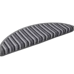 vidaXL Selvklæbende Trappemåtter 15 pcs Grå 56 x 17 x 3 cm