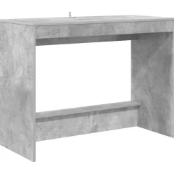 vidaXL Sengebord Beton Grå 100 x 45 x 75 cm Konstrueret træ