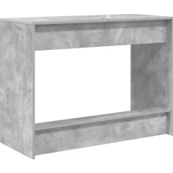 vidaXL Sengebord Beton Grå 100 x 45 x 75 cm Konstrueret træ