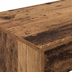 vidaXL Sengebord Gammelt træ 100 x 45 x 75 cm Konstrueret træ