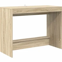 vidaXL Sengebord Sonoma eg 100 x 45 x 75 cm Konstrueret træ