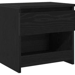 vidaXL sengebord 40x30x39 cm konstrueret træ kunsteg