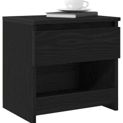 vidaXL sengebord 40x30x39 cm konstrueret træ kunsteg