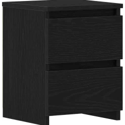 vidaXL sengebord 30x30x40 cm konstrueret træ kunsteg