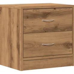 vidaXL sengebord 40x30x40 cm konstrueret træ kunsteg