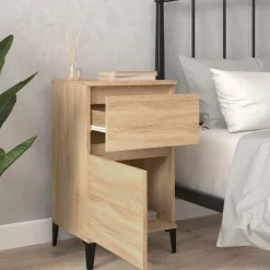 vidaXL sengebord 40x35x70 cm sonoma-eg
