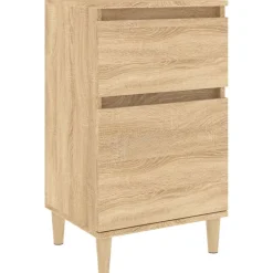 vidaXL sengebord 40x35x70 cm sonoma-eg