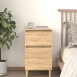 vidaXL sengebord 40x35x70 cm sonoma-eg